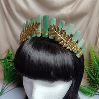 HERA Green Aventurine Crystal Crown