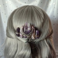 Crystal Combs with Moon