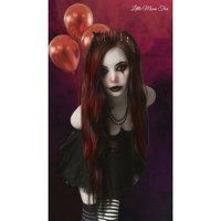 BLOODLUST Red Quartz Crystal Crown