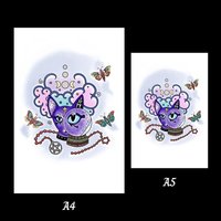 Mystic Cat with Crystal Ball Art Print