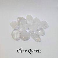 Crystal set for pets and animals with clear quartz, howlite, amethyst, rose quartz, citrine and, jasper and information card.