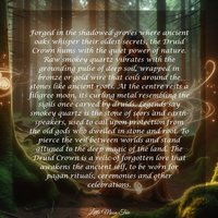 DRUID Smokey Quartz Crystal Crown