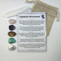 Grief & Bereavement Crystal Set with Guide