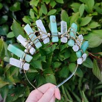 NYMPH Aventurine and Quartz Crystal Crown