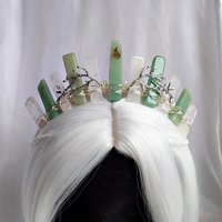 NYMPH Aventurine and Quartz Crystal Crown