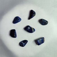 Sodalite Wire Wrapped Pendant in Silver