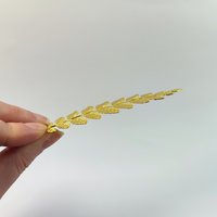 Gold Filigree Leaves