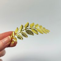 Gold Filigree Leaves