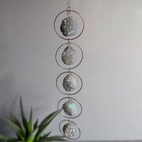 Druzy quartz suncatcher.