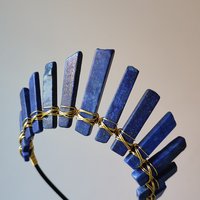 CLEOPATRA Lapis Lazuli Crystal Crown