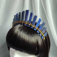 CLEOPATRA Lapis Lazuli Crystal Crown