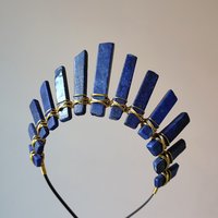 CLEOPATRA Lapis Lazuli Crystal Crown