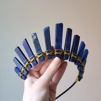 CLEOPATRA Lapis Lazuli Crystal Crown