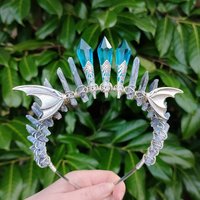 DRAGON QUEEN Kyanite Crystal Crown