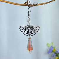 Butterfly Crystal Drop Earrings