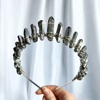 Mercury Crown with silver titanium quartz and silver headband.