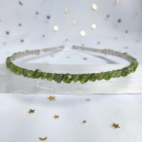 Crystal headbands with various gemstones.