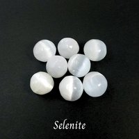 Angel and spirit communication crystal set with angelite, celestite, selenite and information card.
