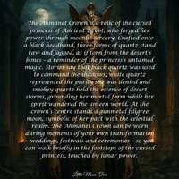 AHMANET Quartz Crystal Crown