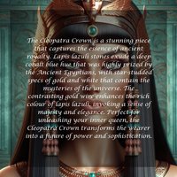 CLEOPATRA Lapis Lazuli Crystal Crown