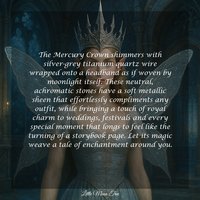 MERCURY Titanium Quartz Crystal Crown