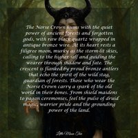 NORSE Black Quartz Crystal Crown