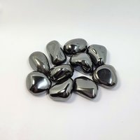 Hematite polished tumblestone.