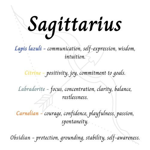 Sagittarius Gemstone Pendant
