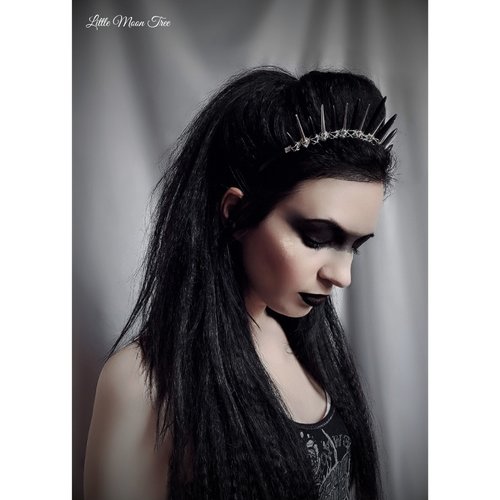 Model wearing Punk Rock Crown.