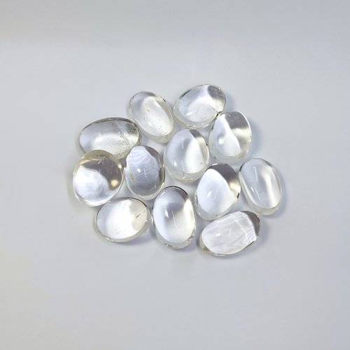 Clear Quartz polished tumblestone.