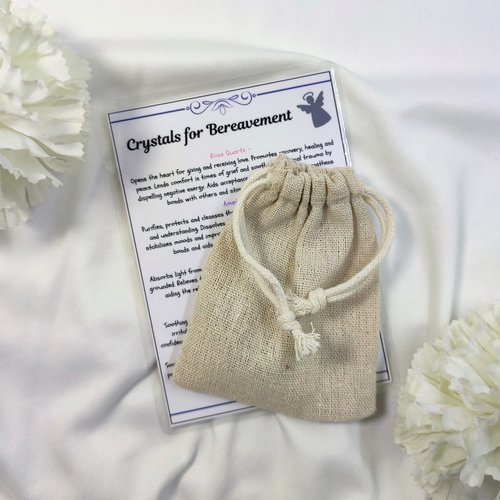 Grief & Bereavement Crystal Set with Guide