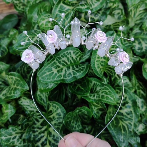 QUARTZ FAIRY Crystal Crown