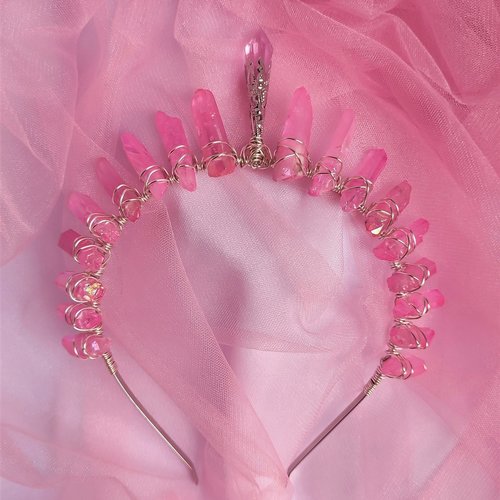 PRINCESS Titanium Quartz Crystal Crown