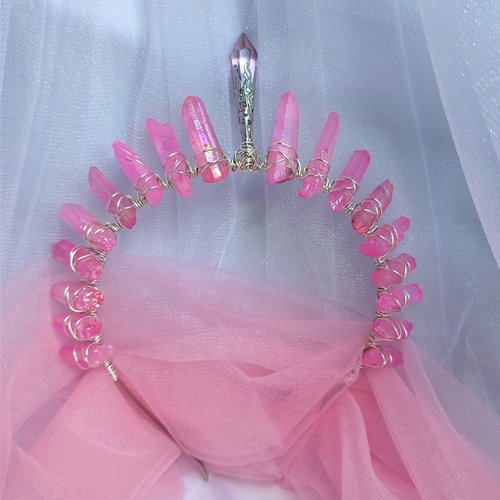 PRINCESS Titanium Quartz Crystal Crown
