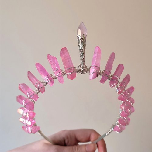 PRINCESS Titanium Quartz Crystal Crown