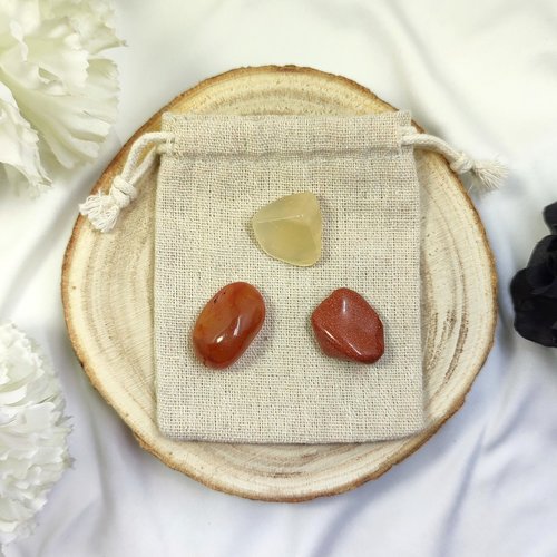 Sacral Chakra Crystal Set with Guide