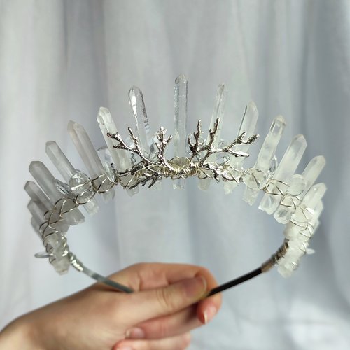 WINTER WONDERLAND Quartz Crystal Crown