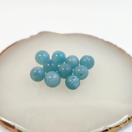 Aquamarine Beads 8mm