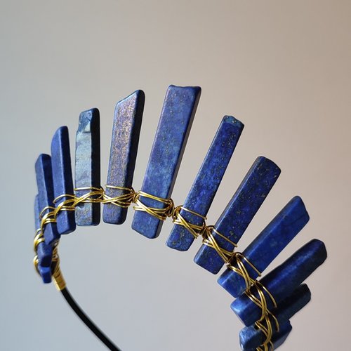 CLEOPATRA Lapis Lazuli Crystal Crown