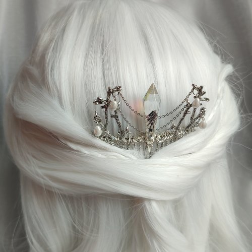 Fairy Branch Crystal Comb