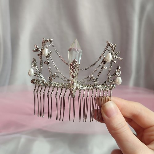 Fairy Branch Crystal Comb