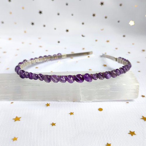 Crystal headbands with various gemstones.