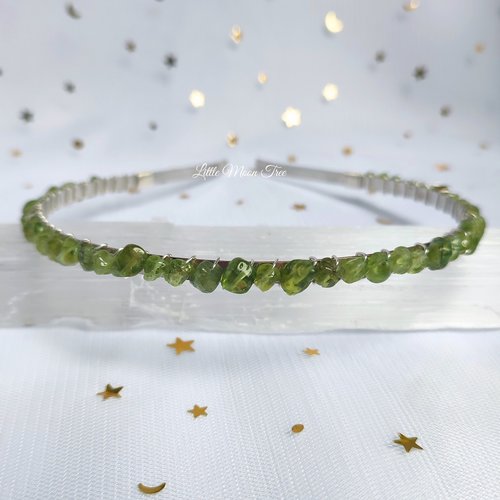 Crystal headbands with various gemstones.
