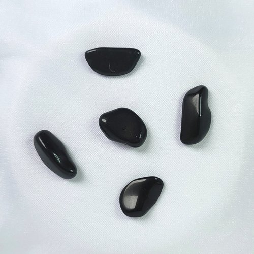Obsidian wire wrapped pendant in silver with chain or cord.