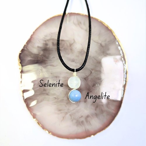 Angel and Spirit Connection Gemstone Pendant