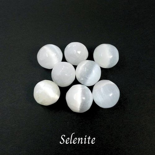 Angel and spirit communication crystal set with angelite, celestite, selenite and information card.