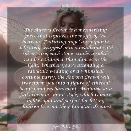 AURORA Aura Quartz Crystal Crown