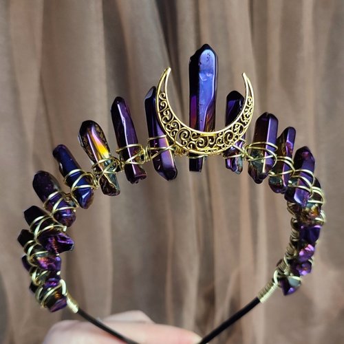 MYSTIQUE Titanium Quartz Crystal Crown