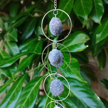 Druzy Quartz Suncatcher