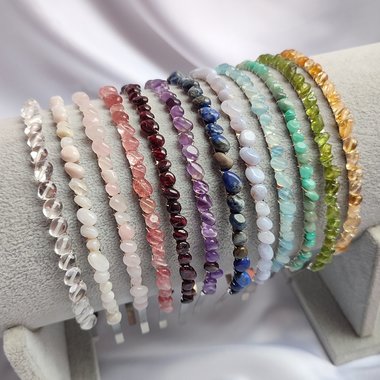 Gemstone Bead Headbands